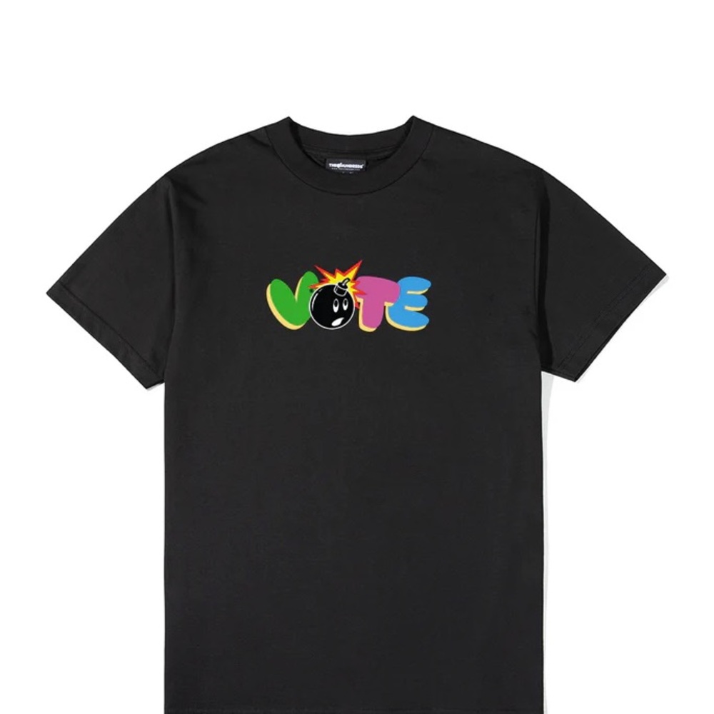 The Hundreds Shirt Mens XL Vote Bomb Graphic Streetwear Tee Colorful Bomb